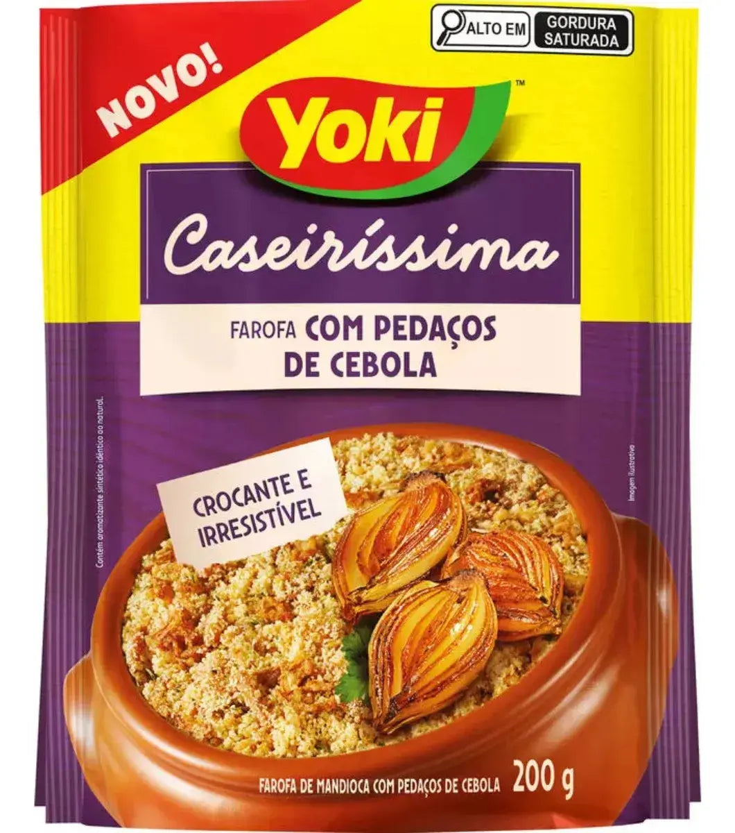 Yoki Caseiríssima Farofa com Pedaços de Cebola (2x200g)